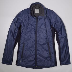 Icebreaker Helix Jacket Womens Small Blue MerinoLOFT Insulated Zip